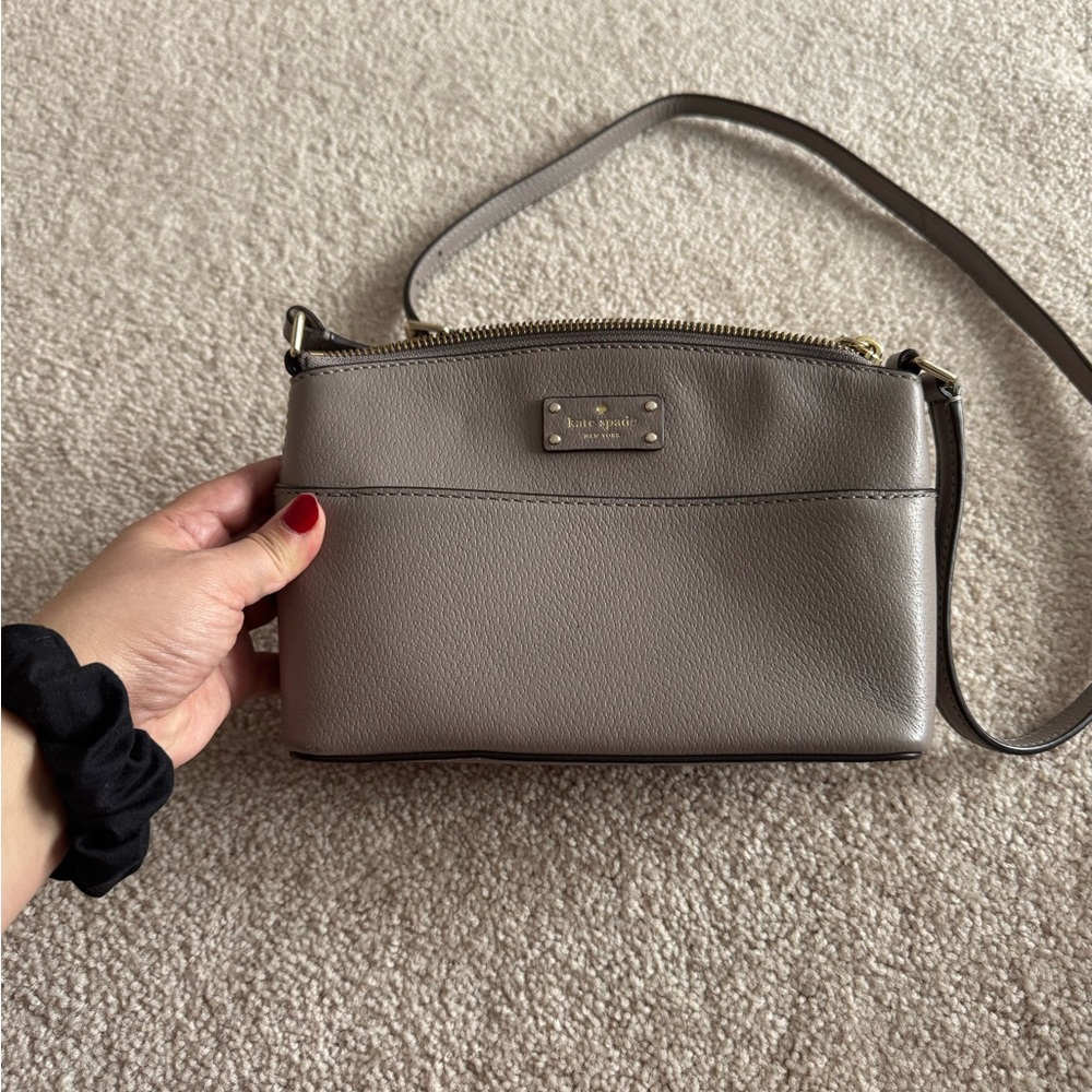 Kate Spade Grey/Taupe Crossbody Bag